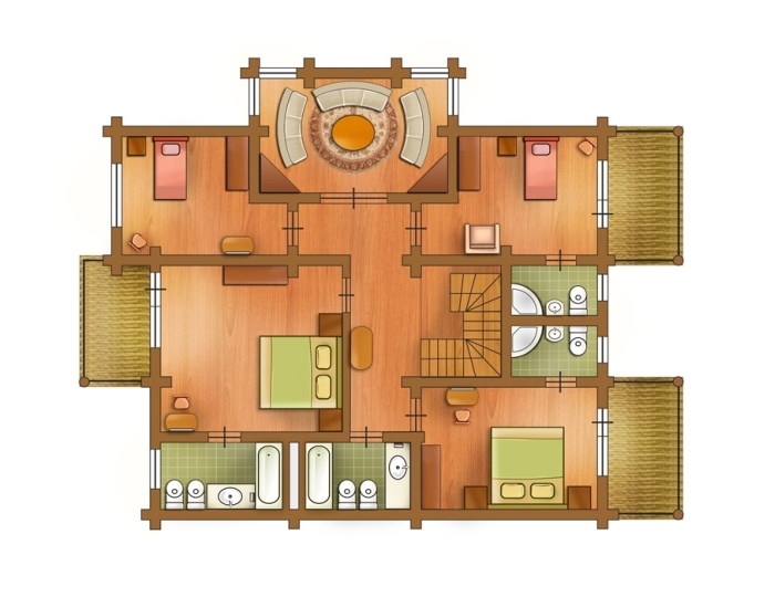 Виллы / Категория Сюит - Курортный комплекс «Гранд отель Поляна»