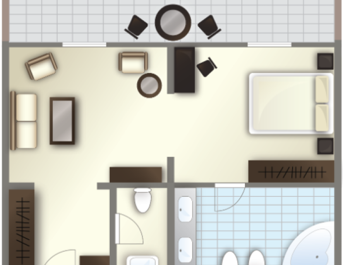 Люкс 2-комнатный / Категория Люкс - Курортный комплекс «Гранд отель Поляна»