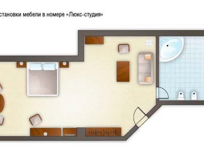 Люкс Студия / Категория Люкс, Джуниор Сюит - Курортный комплекс «Гранд отель Поляна»